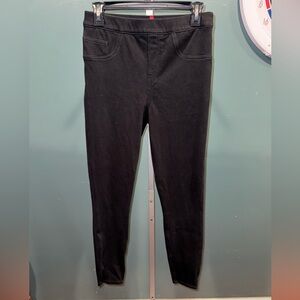 SPANX Black High-Waist Jean Leggings